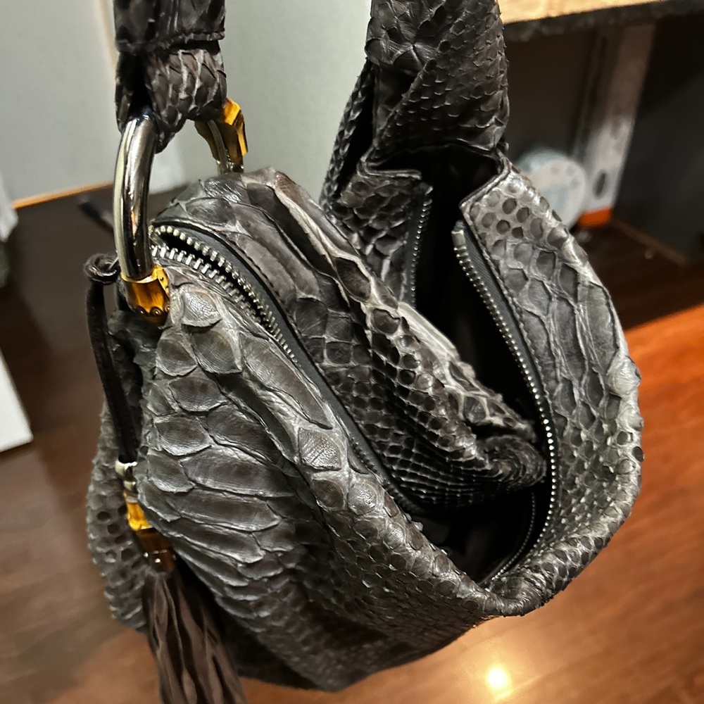 Gucci python medium shoulder bag - Picture 4 of 4